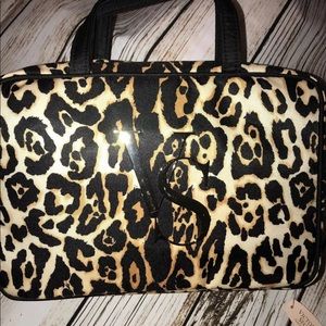 Victoria’s Secret leopard large makeup hanging bag